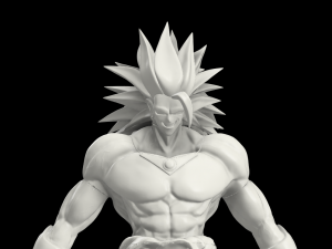 broly 3D Print Model