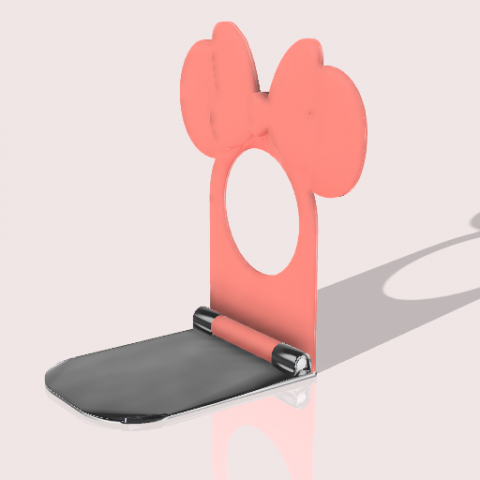 minnie mouse charger stand Modelo de Impressão 3D .c4d .max .obj .3ds .fbx .stl .blend 