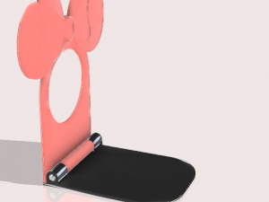 minnie mouse charger stand Modelo de Impressão 3D