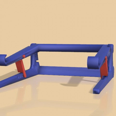 adjustable notebook stand Modelo de Impressão 3D .c4d .max .obj .3ds .fbx .stl .blend 