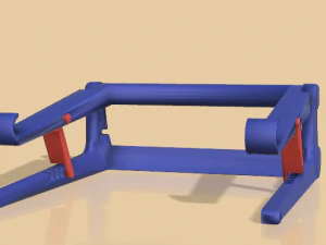 adjustable notebook stand 3D Print Model