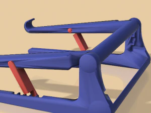 समायोज्य नोटबुक स्टैंड 3D प्रिंट मॉडल