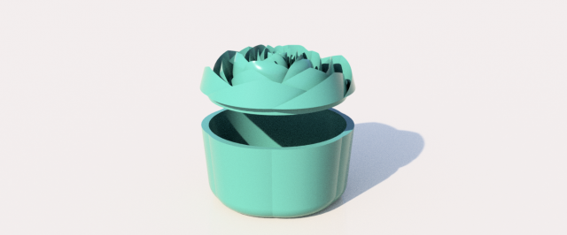 rose box-jewelry box Modello di stampa 3D .c4d .max .obj .3ds .fbx .stl .blend