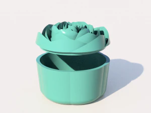 rose box-jewelry box 3D Print Model