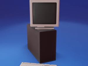 low poly office-pack 3D Model