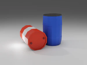 industry low-poly props pack model game ready 3D Model