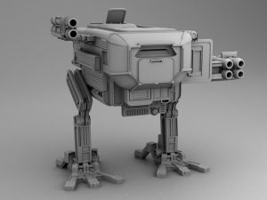 robo-tank 3D मॉडल