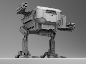 robo-tank 3D मॉडल