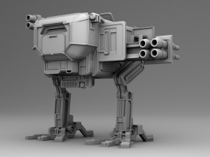 robo-tank Modelo 3D