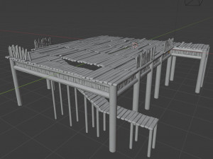 fishing bay 3Dモデル