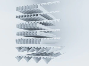 top of the material 3D Model