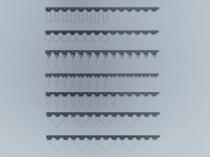 top of the material 3D Model