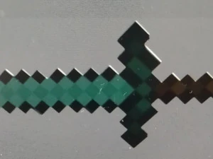 마인크래프트 다이아몬드 검 3D 모델