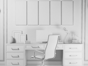 workplace 01 3D Model