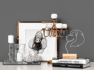 装飾セット01 3Dモデル