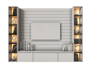 tv wall 02 3D Model