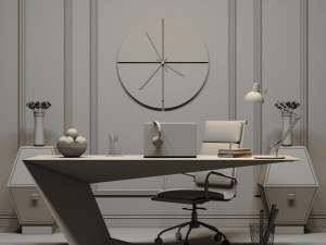 officefurniture04 3D Model