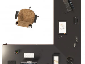 officefurniture03 3D Model