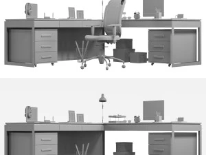 officefurniture03 3D Model
