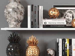 decorative set 01 3D 모델