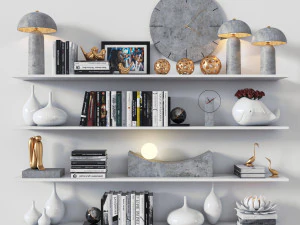 conjunto decorativo 02 Modelo 3D