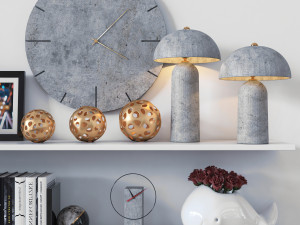decorative set 02 3D Model