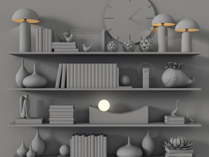 decorative set 02 3D Model
