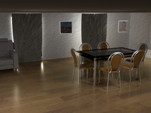 living room 3D Модель