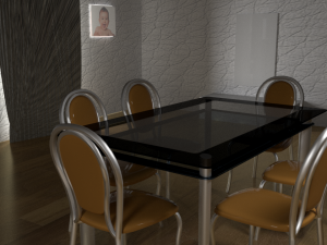 living room 3D Modell