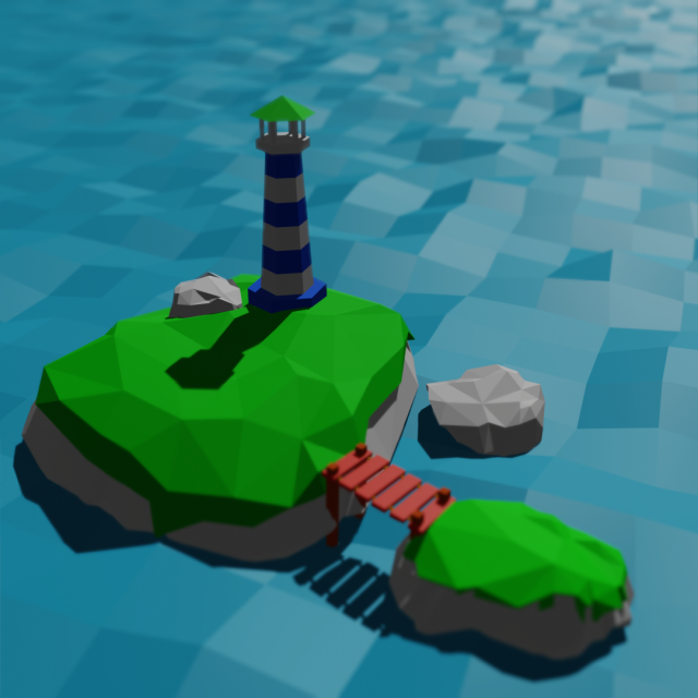 isle Modèle 3D .c4d .max .obj .3ds .fbx .stl .blend 