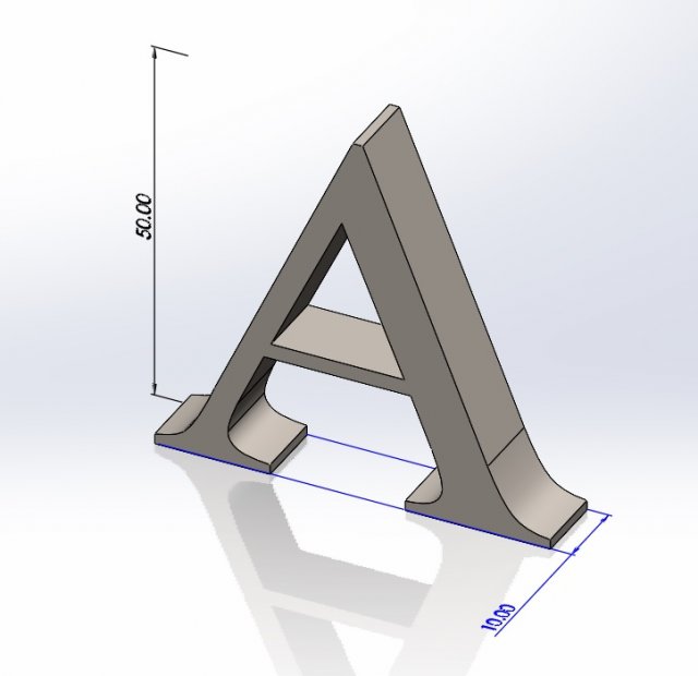 english alphabets- 3d printable models a-z -5cm height- font times new roman 3D प्रिंट मॉडल .c4d .max .obj .3ds .fbx .stl .blend 