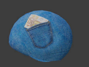 low poly snail shell 3D Model