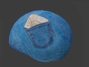low poly snail shell 3D Model