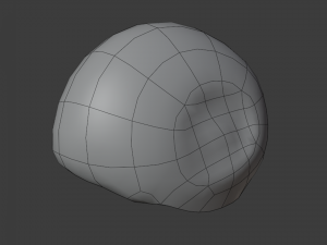 low poly snail shell 3D Model