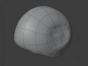 low poly snail shell 3D Model