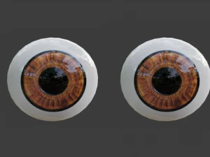 ojo modelo 3d de baja poli Modelo 3D