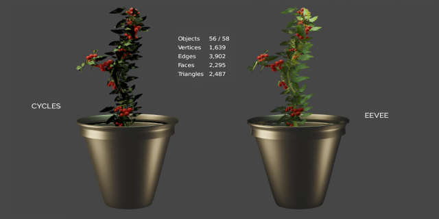 cherry tomato vegetable 3d low poly Modèle 3D .c4d .max .obj .3ds .fbx .stl .blend 