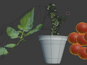 cherry tomato vegetable 3d low poly Modèle 3D