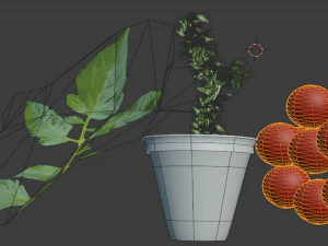 cherry tomato vegetable 3d low poly 3D Model