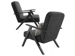 jysk sadderup armchair Modello 3D