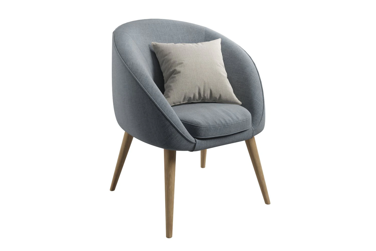 jysk oreved armchair 3D Model .c4d .max .obj .3ds .fbx .stl .blend 