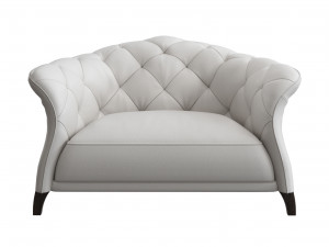 danetti leather armchair Model 3D