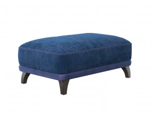 danetti leather ottoman Model 3D