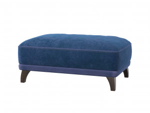 danetti leather ottoman Model 3D