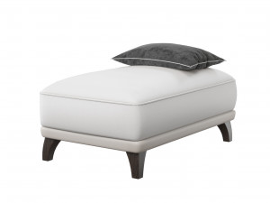 danetti leather ottoman Model 3D