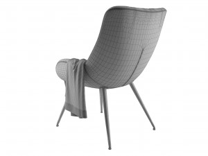 jysk labling armchair 3Dモデル
