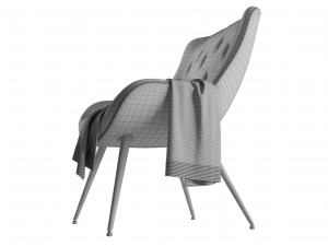 jysk labling armchair 3Dモデル