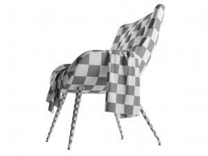 jysk labling armchair 3Dモデル
