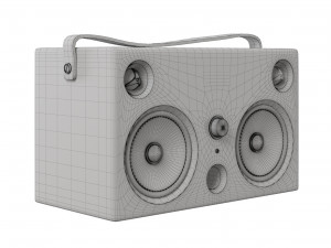 stereo system audio box 3D 모델