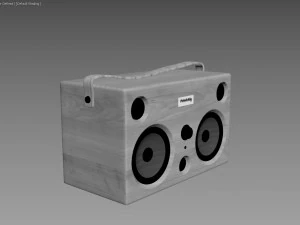 stereo system audio box 3D Model
